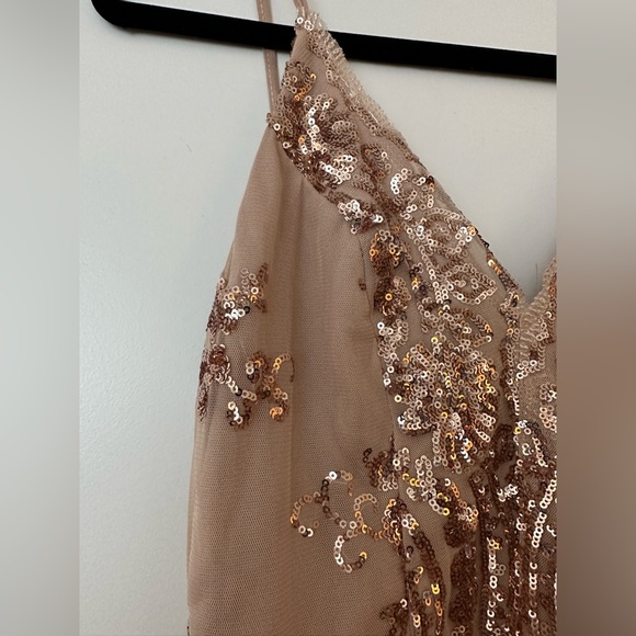 XS/S Sequin Spaghetti Strap Dress - Picture 2 of 4